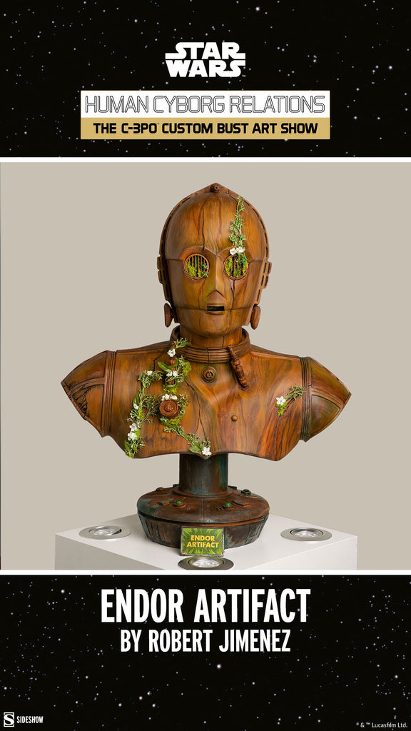 Human Cyborg Relations: The C-3PO Custom Bust Art Show By Sideshow