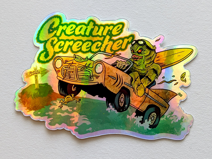 Creature Screecher Holographic Sticker