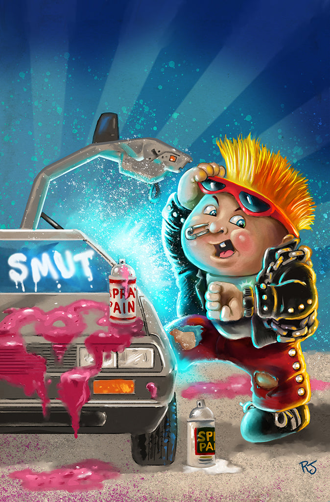 New Wave Dave Back To The Future Garbage Pail Kids Cover