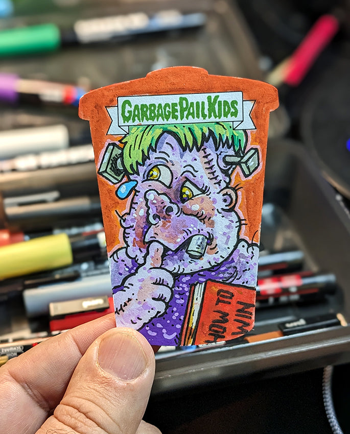 Garbage Pail Kids Scary Carrie