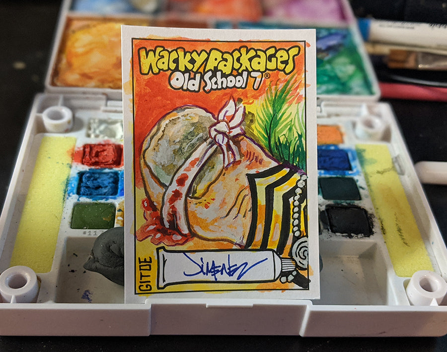 G.I. Toe - Topps Wacky Packages Sketch Card