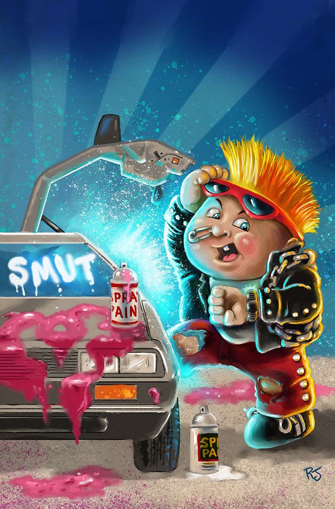 New Wave Dave Back To The Future Garbage Pail Kids Cover – The Art Of ...