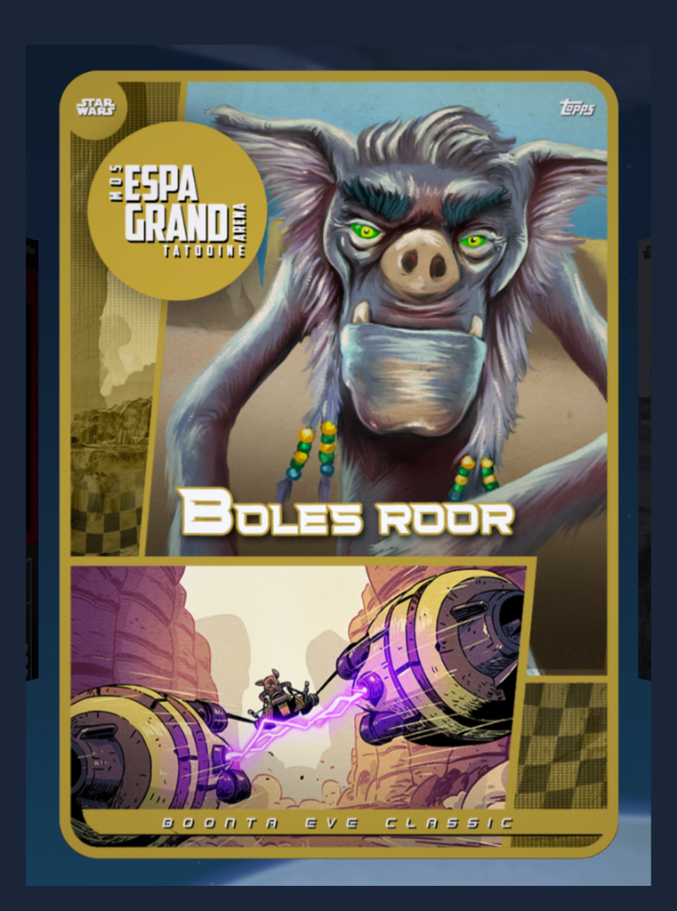 Star Wars Card Trader App: The Boonta Eve Classic Card Set