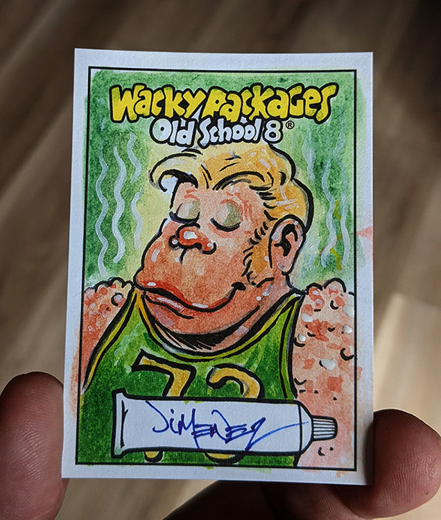 Topps Wacky Packages Old School 8 Sketch Card Original Sweat Hard