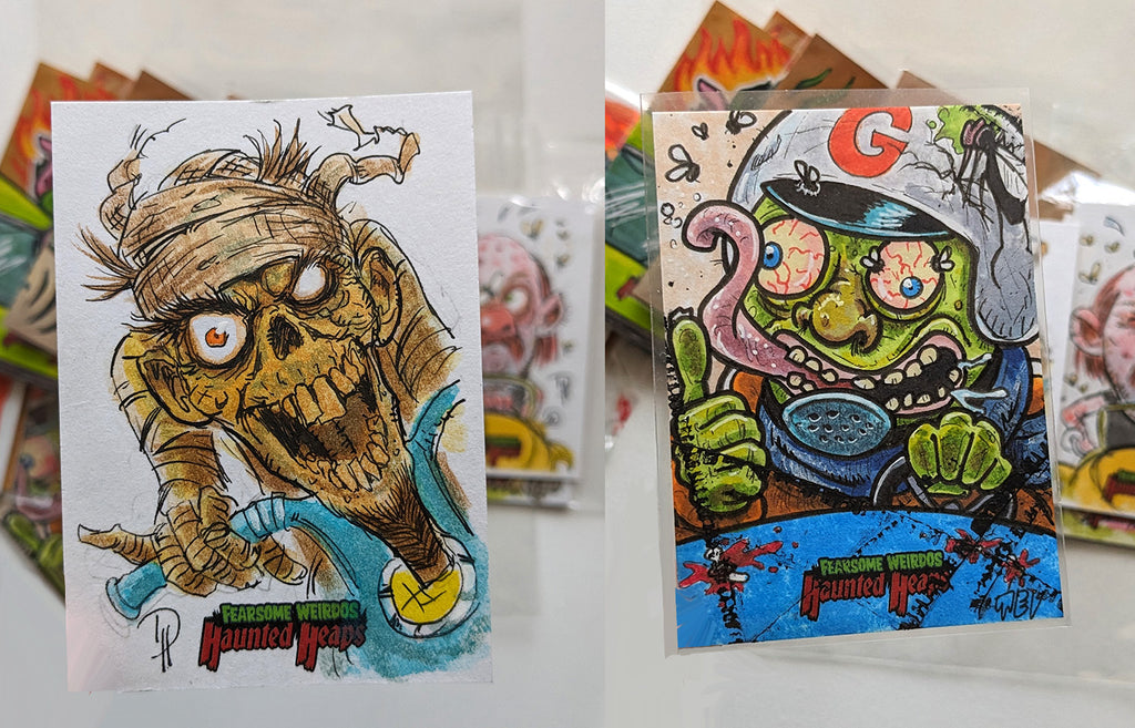 Haunted Heaps Sketch Cards Are Coming In!