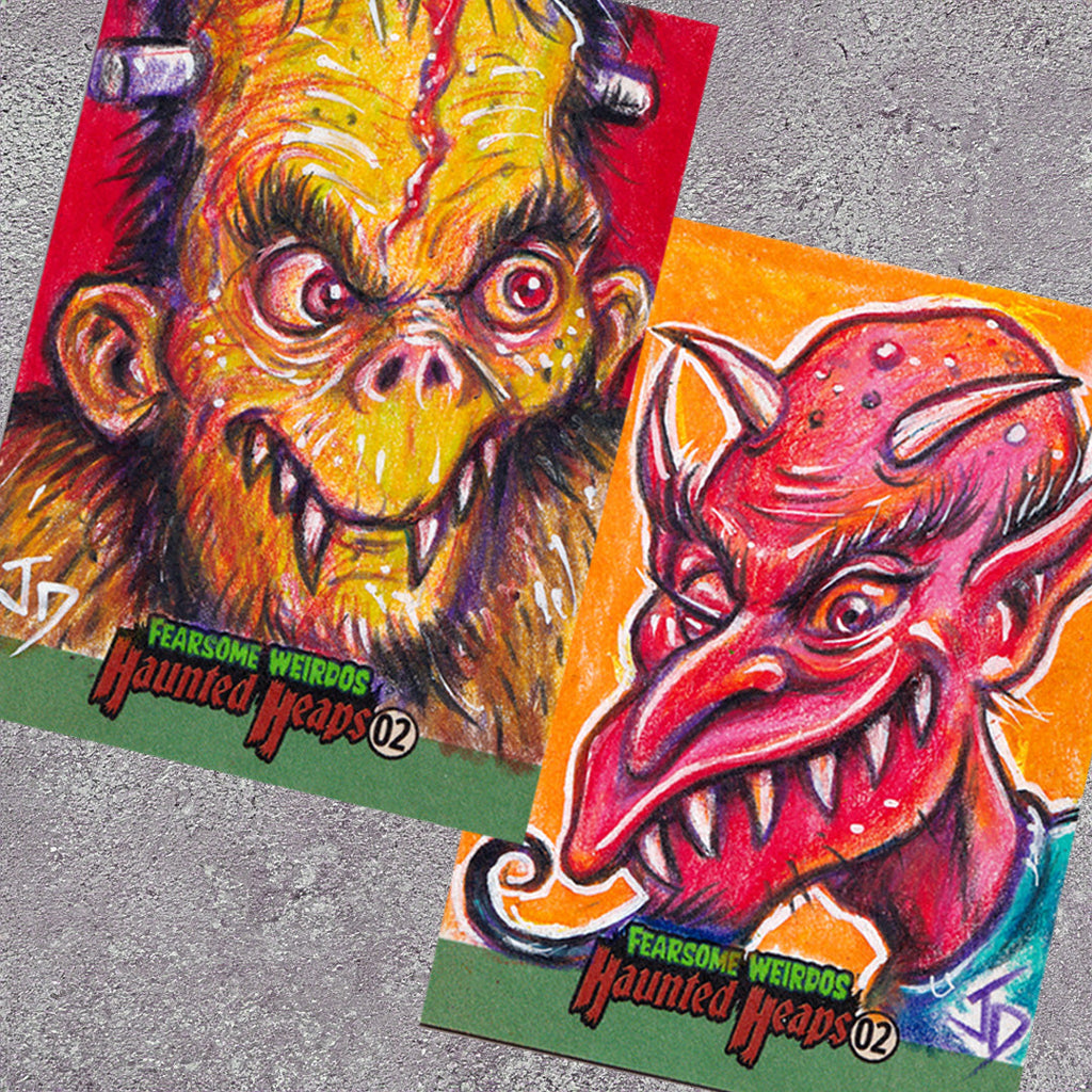 Haunted Heaps Sketch Cards - John Detrich!