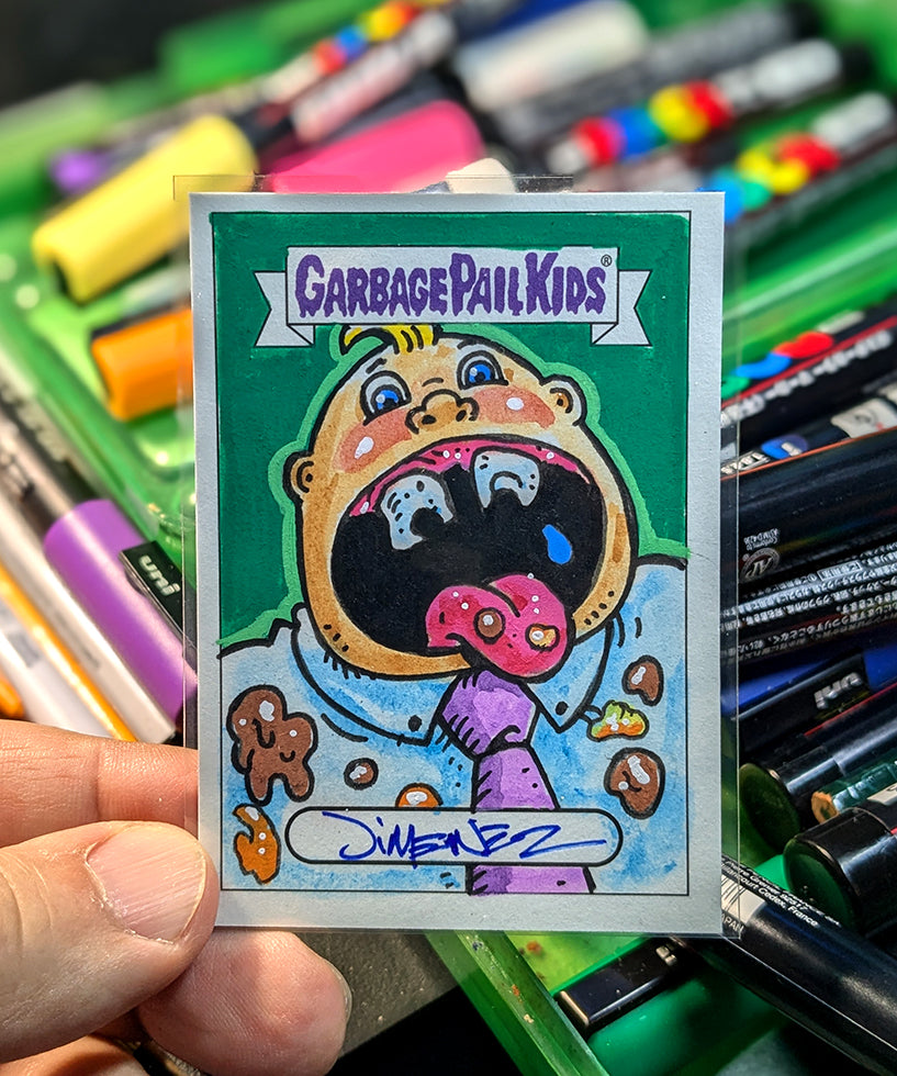 Topps Garbage Pail Kids Dressed To Grotesque Sketch Cards