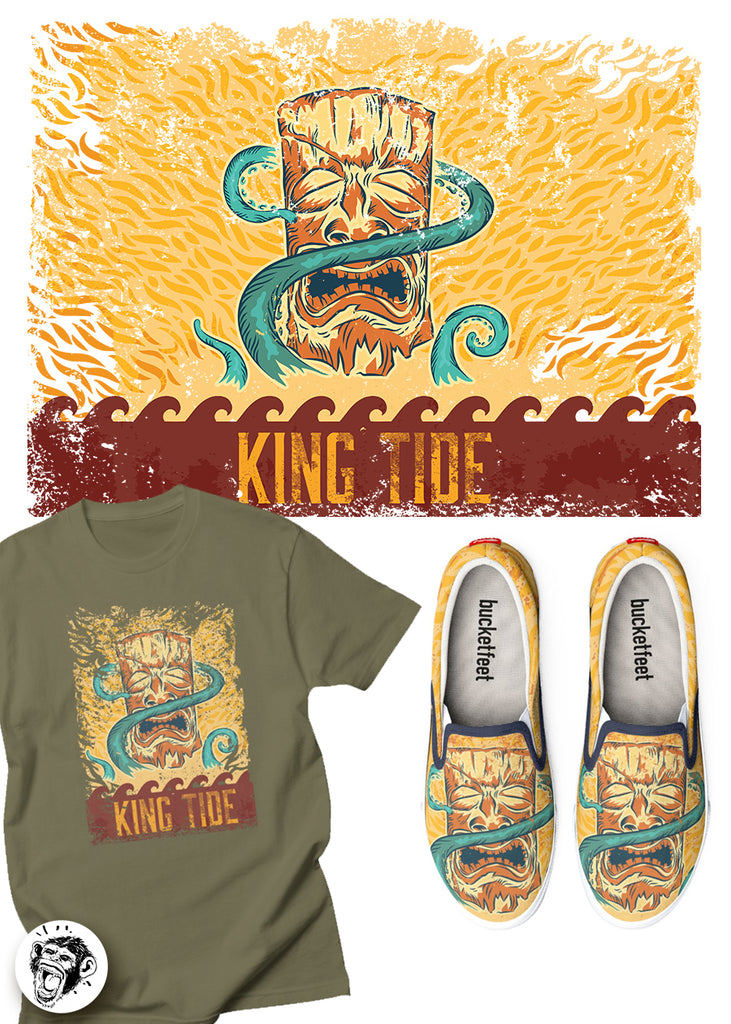 KING TIDE! New Design At My Threadless Shop!
