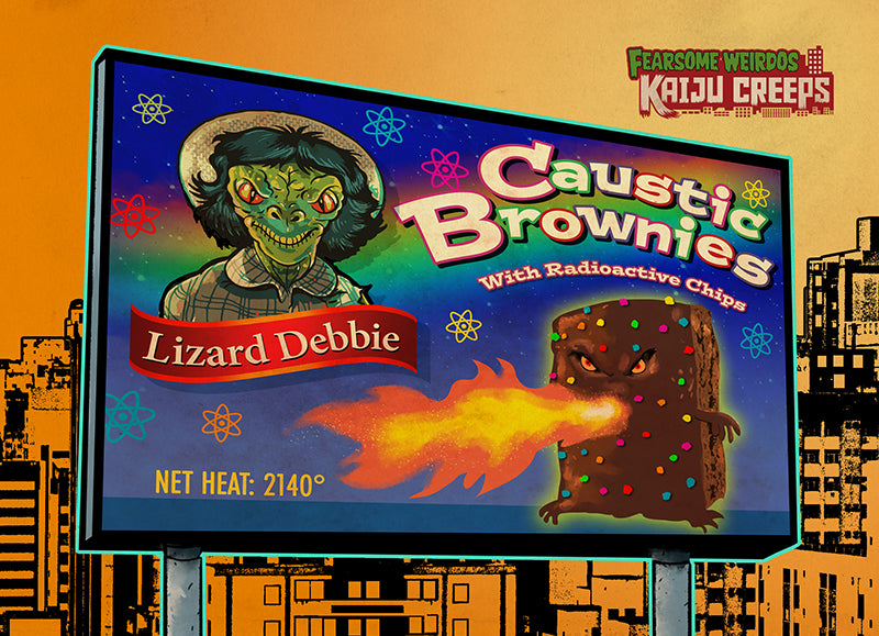 Lizard Debbie Caustic Brownies!