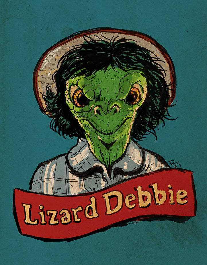 Lizard Debbie - Kaiju Creeps – The Art Of Robert Jimenez