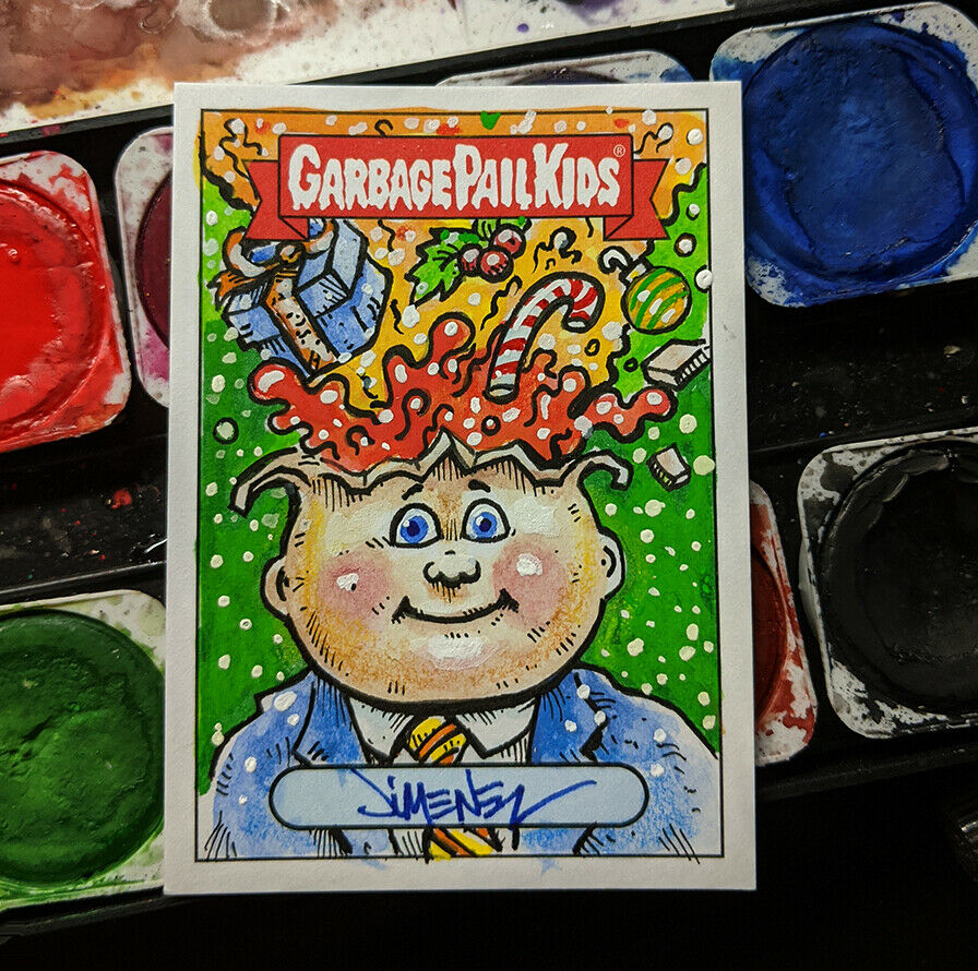 Topps GPK We Hate The Holidays Sketch Card