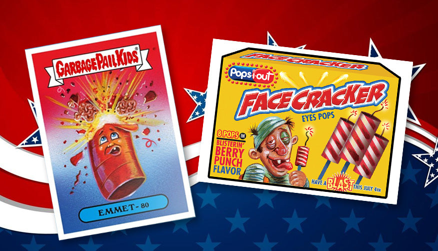 garbage pail kids gpk wacky packages july 4th